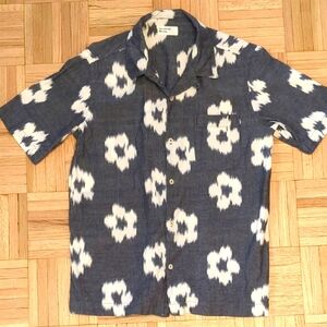 Universal Works Patterned Camp Collar Short Sleeve Shirt